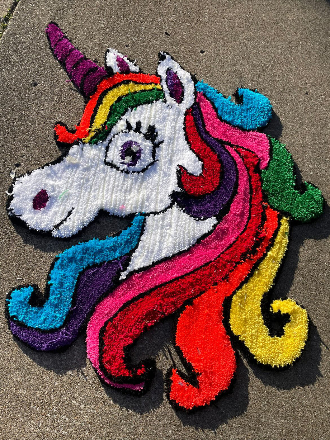 Rainbow Unicorn Rug